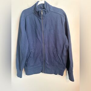 American Giant Full Zip Navy Sweat Jacket XL